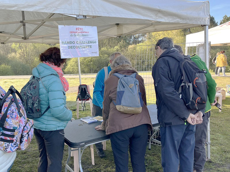 Inscriptions au rando challenge