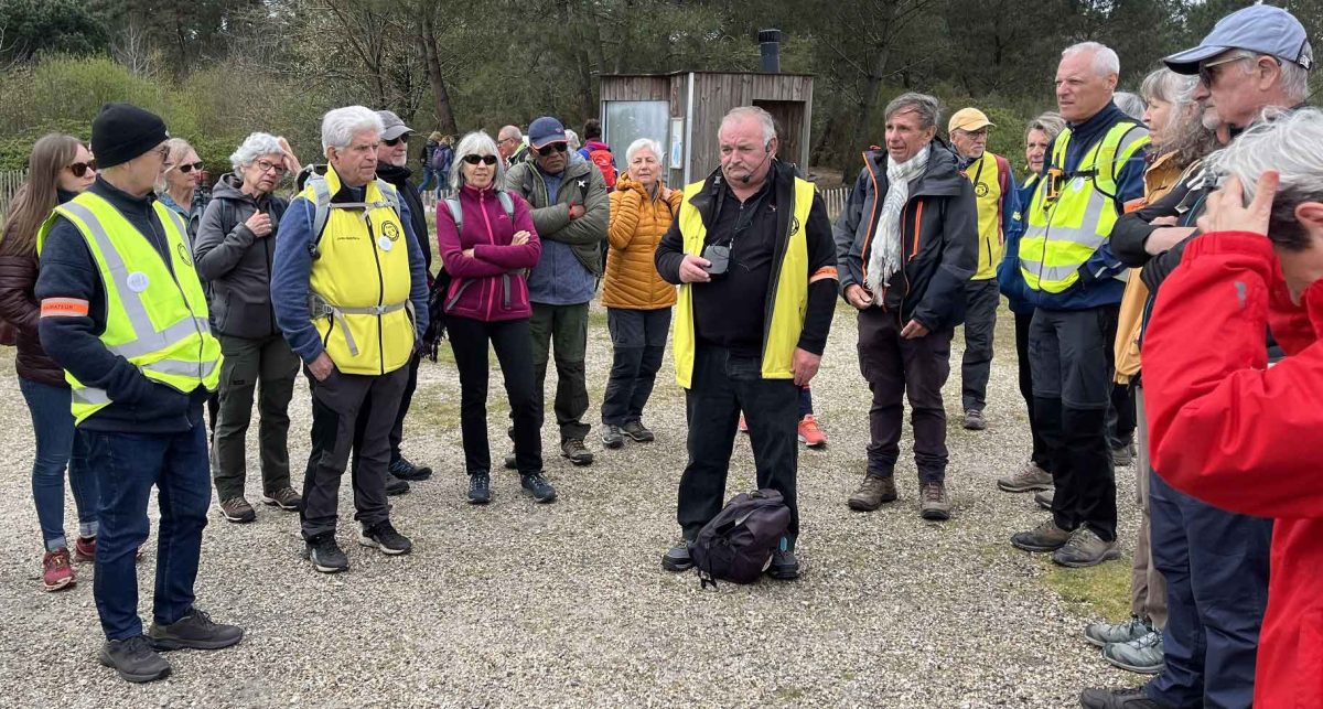 Départ de la randonnée patrimoine