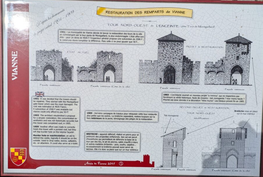 Histoire des remparts de Vianne